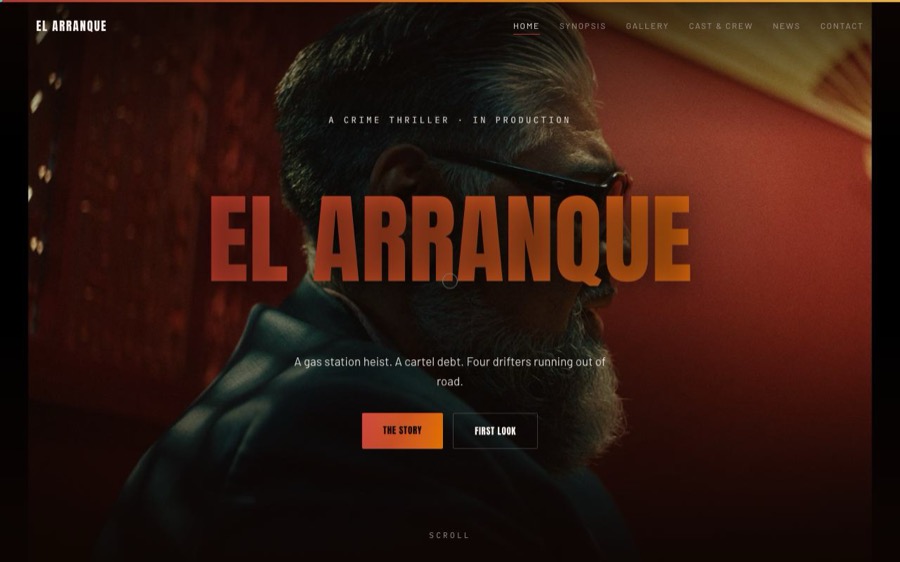 El Arranque, top of the page